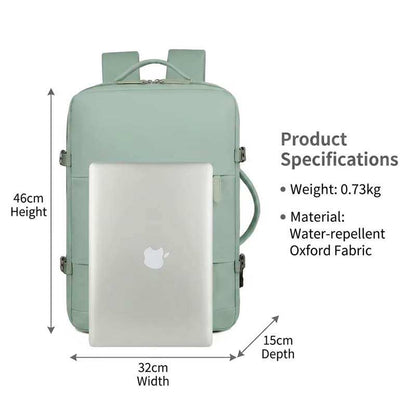 Fashion Waterproof Oxford Laptop Colorful Backpack Large Capacity Usb Charging Daily Life School Bag
